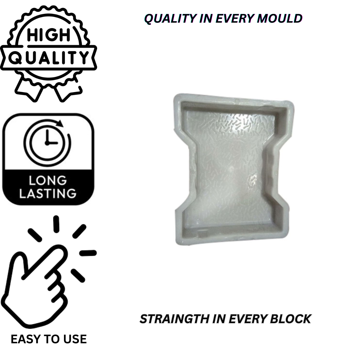 Dumbbell I-Shape Paver Block Mould